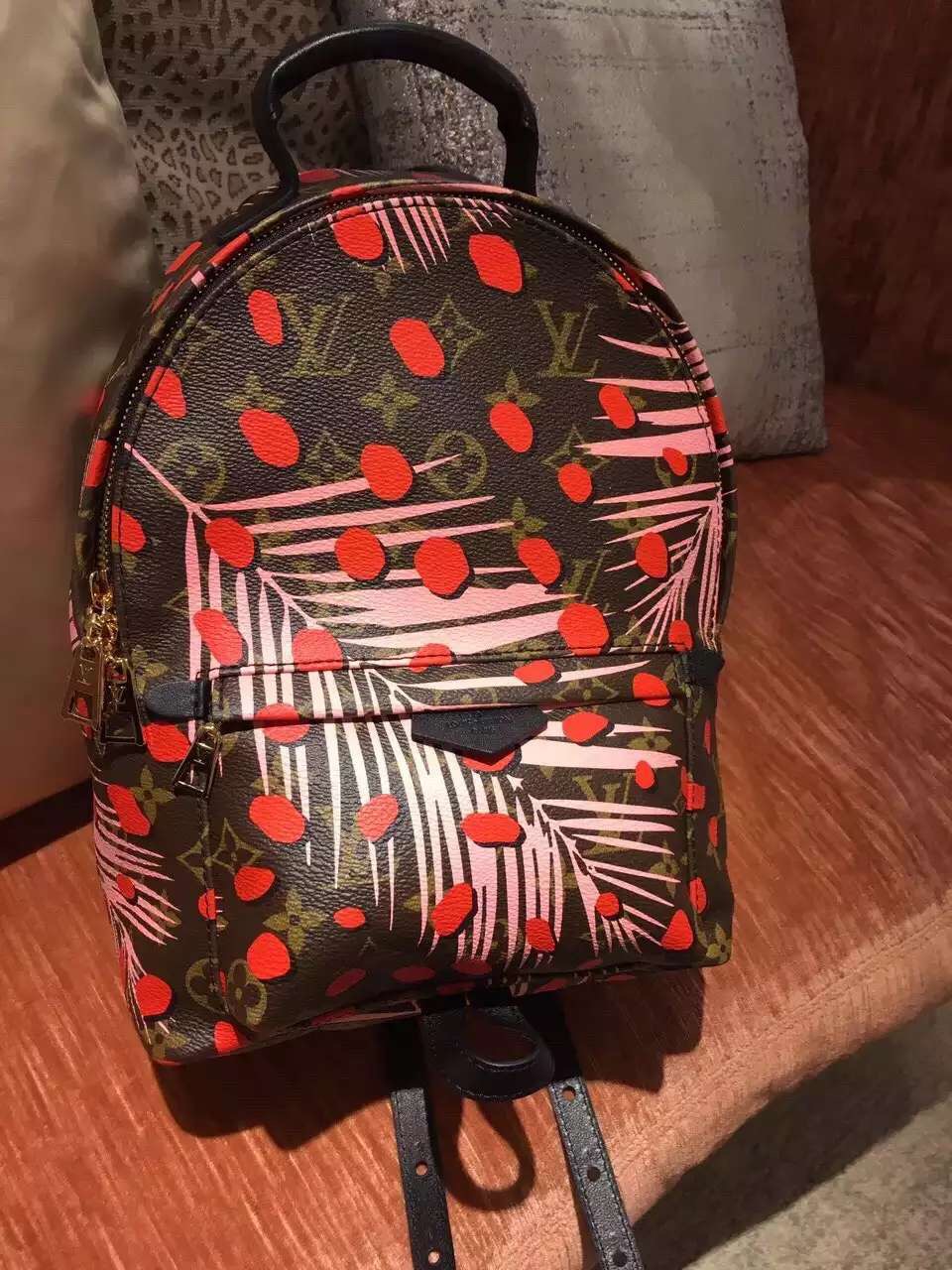 Louis Vuitton Palm Spring Backpack PM M41981 Sugar Pink Poppy